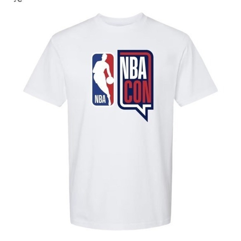 NBA Con Charlotte Hornets Double Sided T‎ Shirt Mens Size Small NWT